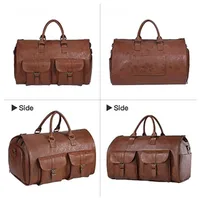 In Stock New Convertible Travel Clothing Carry-on Luggage Bag 2-in-1 Hanging Suitcase Suit Travel Bag main image 5