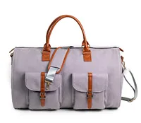 In Stock New Convertible Travel Clothing Carry-on Luggage Bag 2-in-1 Hanging Suitcase Suit Travel Bag sku image 4