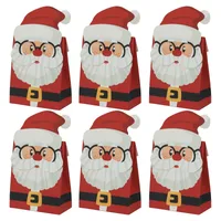 Christmas New Candy Box Christmas Pocket Box Gift Candy Packaging Paper Box Wedding Festival Supplies main image 2