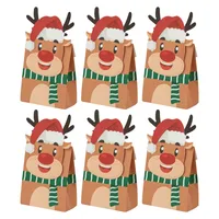 Christmas New Candy Box Christmas Pocket Box Gift Candy Packaging Paper Box Wedding Festival Supplies main image 3