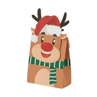 Christmas New Candy Box Christmas Pocket Box Gift Candy Packaging Paper Box Wedding Festival Supplies sku image 1