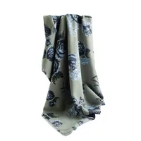 Autumn And Winter New Cashmere Tassel Shawl Fresh Sweet Rose Printed Cold-proof Warm Scarf main image 4