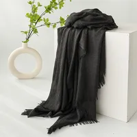 Women's Simple Style Solid Color Polyester Silk Scarf sku image 35