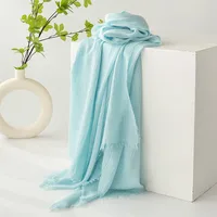 Women's Simple Style Solid Color Polyester Silk Scarf sku image 11