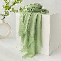 Women's Simple Style Solid Color Polyester Silk Scarf sku image 12