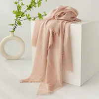Women's Simple Style Solid Color Polyester Silk Scarf sku image 15
