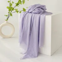 Women's Simple Style Solid Color Polyester Silk Scarf sku image 17