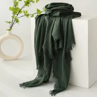 Women's Simple Style Solid Color Polyester Silk Scarf sku image 18