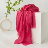 Women's Simple Style Solid Color Polyester Silk Scarf sku image 21