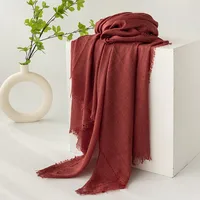Women's Simple Style Solid Color Polyester Silk Scarf sku image 23