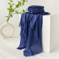 Women's Simple Style Solid Color Polyester Silk Scarf sku image 29