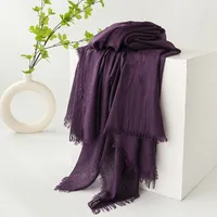 Women's Simple Style Solid Color Polyester Silk Scarf sku image 32