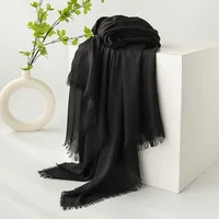 Women's Simple Style Solid Color Polyester Silk Scarf sku image 36