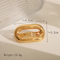 Women's Cute Basic Solid Color Alloy Hair Clip main image 3