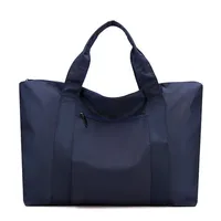 New Nylon Cloth Men's And Women's Portable Large Capacity Backpack Travel Bag Shoulder Portable Newspaper Luggage Bag Storage Bag sku image 4