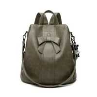 Trendy Anti-theft Backpack For Women  Spring And Summer New Korean Style Fashionable Multi-purpose Cute Bowknot Backpack Travel Bag sku image 4
