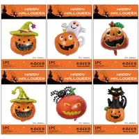 Halloween Decorations Pumpkin Spider Back Card Single Aluminum Foil Balloon Ghost Festival Skull Funny Bar Balloon main image 3