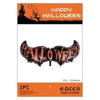 Halloween Decorations Pumpkin Spider Back Card Single Aluminum Foil Balloon Ghost Festival Skull Funny Bar Balloon sku image 21