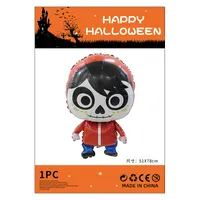 Halloween Decorations Pumpkin Spider Back Card Single Aluminum Foil Balloon Ghost Festival Skull Funny Bar Balloon sku image 11