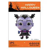 Halloween Decorations Pumpkin Spider Back Card Single Aluminum Foil Balloon Ghost Festival Skull Funny Bar Balloon sku image 12