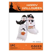 Halloween Decorations Pumpkin Spider Back Card Single Aluminum Foil Balloon Ghost Festival Skull Funny Bar Balloon sku image 26