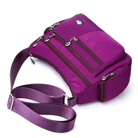 New Crossbody Bag Waterproof Shoulder Bag Nylon Women's Bag Canvas Bag Oxford Cloth Multi-layer Small Square Bag Mother's Bag main image 2