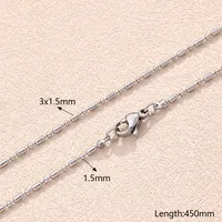 5 PCS/Package 304 Stainless Steel 18K Gold Plated Polished Jewelry Accessories main image 5