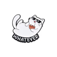 Cartoon Style Cute Cartoon Cat Alloy Plating Women's Brooches sku image 16