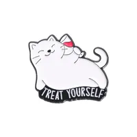 Cartoon Style Cute Cartoon Cat Alloy Plating Women's Brooches sku image 17