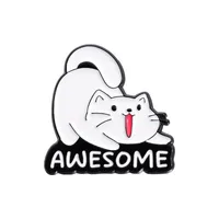 Cartoon Style Cute Cartoon Cat Alloy Plating Women's Brooches sku image 21