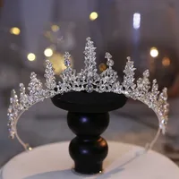 Alloy Princess Romantic Plating Crown Artificial Rhinestones sku image 36