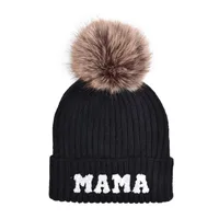 Women's Pastoral Simple Style Color Block Eaveless Wool Cap main image 3