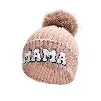 Women's Pastoral Simple Style Color Block Eaveless Wool Cap sku image 2
