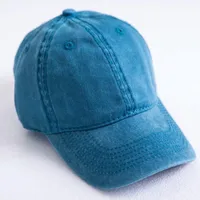 Washed Hat Distressed Baseball Cap Vintage Cap Men's Soft Top Light Plate Solid Color Hat Women's Outdoor Cowboy Hat sku image 6
