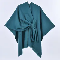 Women's Casual Color Block Imitation Cashmere Shawl sku image 11