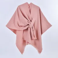 Women's Casual Color Block Imitation Cashmere Shawl sku image 14