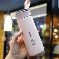 Creative Fashion Insulated Double Ness Glass Cup Student Cup Holiday Gift Advertising Cup Printed LOGO main image 2