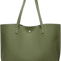 Women's Soft Faux Leather Tote Shoulder Bag From, Big main image 1