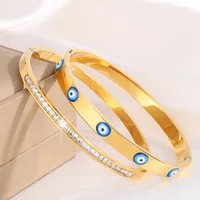 Casual Elegant Classic Style Eye 304 Stainless Steel Bangle In Bulk main image 1