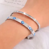 Casual Elegant Classic Style Eye 304 Stainless Steel Bangle In Bulk main image 6