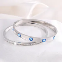 Casual Elegant Classic Style Eye 304 Stainless Steel Bangle In Bulk main image 5
