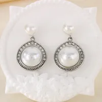 1 Pair Vintage Style Simple Style Geometric 304 Stainless Steel 18K Gold Plated Drop Earrings main image 6