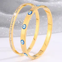Casual Elegant Classic Style Eye 304 Stainless Steel Bangle In Bulk main image 9