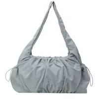 Women's Medium Canvas Solid Color Vintage Style Classic Style Square Zipper Shoulder Bag main image 5