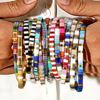 Casual Retro Geometric Seed Bead Beaded Unisex Bracelets main image 3