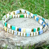 Casual Retro Geometric Seed Bead Beaded Unisex Bracelets main image 5