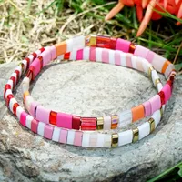 Casual Retro Geometric Seed Bead Beaded Unisex Bracelets main image 2