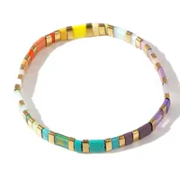 Casual Retro Geometric Seed Bead Beaded Unisex Bracelets sku image 3