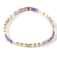 Casual Retro Geometric Seed Bead Beaded Unisex Bracelets sku image 17