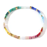 Casual Retro Geometric Seed Bead Beaded Unisex Bracelets sku image 8